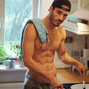 guy in kitchen