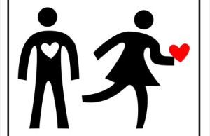 men and women hearts