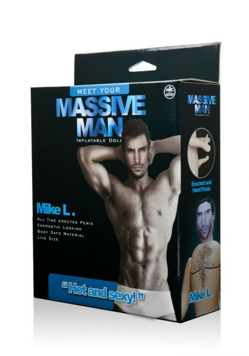 Massive Man Love Doll Mike L - Femplay - Bottom Draw - Inflatable Male Sex  Dolls