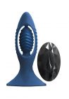 Renegade V2 Rechargeable Butt Plug with Remote Control (Blue)