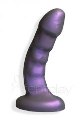 Tantus Curve Silicone Dong Midnight Purple