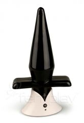 Nu Sensuelle Homme Rechargeable 20 function Butt Plug - Black