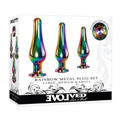 Rainbow Metal Plug Set by Evolved Box