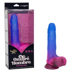 Naughty Bits Ombre Hombre 5.25 Inch Vibrating Dildo with Box