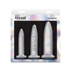 Crystal - 3 Piece Glass Anal Trainer Kit