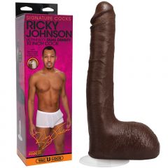 Ricky Johnson 10 Inch UltraSkyn Cock with Removable Vac-U-Lock Suction Cup