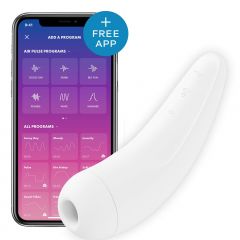 Satisfyer Curvy 2+ Air Pulse Vibrator with App with Phone