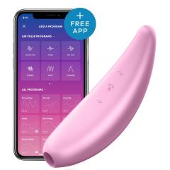 Satisfyer Curvy 3+ Air Pulse Stimulator with App with Phone