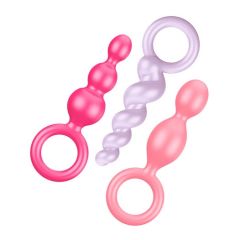 Satisfyer Plugs Coloured Butt Plug 3 Pack